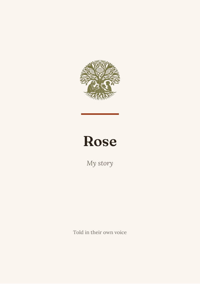 The cover of Rose’s book.